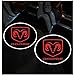 JiangJing 2 Pcs Wireless Car Door Led Welcome Laser Projector Logo Light Ghost Shadow Light Lamp Logos for Dodge Logothumb 1