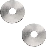 72 Teeth Milling Slitting Slotting Saw 75mm/2.95" Dia 1mm/0.04" Thick-2pcs | High Speed Steel Cutting Saw Blade for Copper, Wood