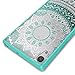 CoverON Hard Slim Fit ClearGuard Series for Sony Xperia XA1 Ultra Case, Teal Mandala Design
