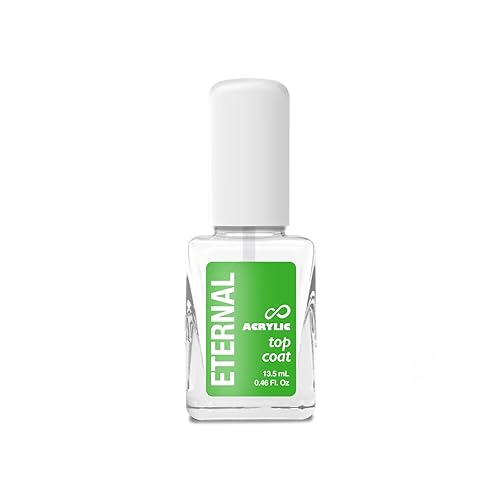 Eternal Acrylic Top Coat Nail Polish mL Quick Dry Long Lasting  Finish Top Coat for Nails with No UV Lamp Needed Nail Color Protection,  Chip