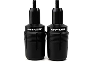 MOWOK Frame sliders For Yamaha MT03 MT-03 2025 2024 2023 2022 2021 2020 2019 2018 2017 2016 2015 2014 Motorcycle Accessories Crash Protection pad Falling Protector Frame Sliders MT 03 (Black)