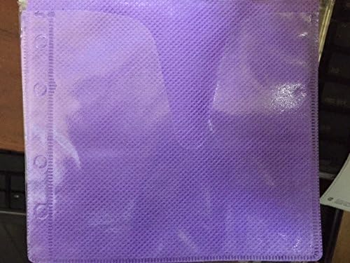 50 Pink 2-CD DVD BluRay Fabric Lined Wallet Sleeves - Holds 100 Discs total