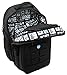6 Pack Fitness Expedition Backpack W/ Removable Meal Management System 500 Black/Neon Blue w/ Bonus ZogoSportz Cyclone Shaker