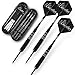 22/23/24 Gram Professional Steel Tip Darts Set with 2BA Aluminum Shafts and Good Flights Professional Metal Dart Tips Set