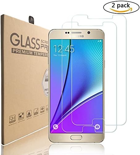 Thrikgold Samsung Galaxy Note 5 Screen Protector, 9H Anti-scratches, Original Clear, Bubble Free Tempered Glass Screen Protector for Samsung Galaxy Note 5 [2 Pack]