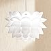 Possini Euro Design White Flower Hanging Pendant Lighting Fixture 19 1/2
