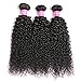 QinMei 10A Brazilian Virgin Curly Hair 3 Bundles With Closure (10 12 14+10) Free Part 100% Unprocessed Brazilian Kinky Jerry Curly 4x4 Lace Closure With Human Hair Bundles