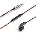 Fezzlo Iris(FAAEAL) 2.0 mic Version Earphones with Remote and Microphone 3.5mm Earbuds Heavy Bass Headphones with Warm Pure Sound Headsets Noise Isolating Ear Buds (Black w/mic)