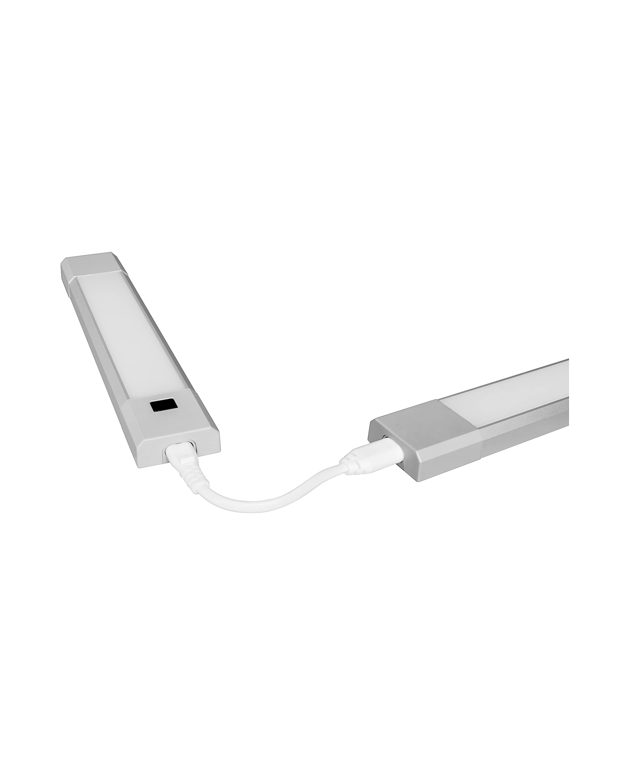 LED luminaire: for Cabinet undersides, Linear LED Slim / 4 W, 220...240 V, Beam Angle: 110°, Warm White, 3000 K, Body Material: Aluminum/Polycarbonate (pc), IP20, 1-Pack