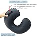 Travel Inspira Travel Pillow,Inflatable Ultralight U Shape Super Comfortable Neck Pillow,Headrest Including Portable Travel Pillow Organizer,Carry Pouch for Airplanes Car Travel,Color Blue Gray