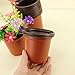Coolrunner 3.5 Inch Plastic Flower Seedlings Nursery Pot/pots (100)