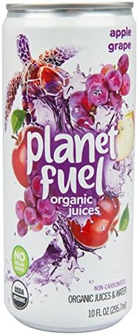 Planet Fuel Kids Organic Juice + Water (12pk) - Apple Grape (10oz) - No Artificial Ingredients, Sweeteners, or Preservatives