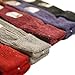 Lovely Annie Women's 6 Pairs Pack Knee Length Wool Socks Size 7-9 Six Colors (Wine,Gray,Coral,Purple,Black,Brown)
