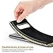 LOHASIC Galaxy S10 Plus Case, Thin Slim Leather Luxury PU Soft Non-Slip Grip Flexible Bumper Full Body Shockproof Anti-Scratch Protective Cover Phone Cases for Samsung Galaxy S10 Plus (2019) - Black