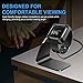 NANW Charger Dock Compatible with Fitbit Versa 2 (Not for Versa), Premium Aluminum Charging Stand Station Cradle Base Adapter with 4.2ft USB Cable Cord Accessories for Versa 2 Smartwatch, Black