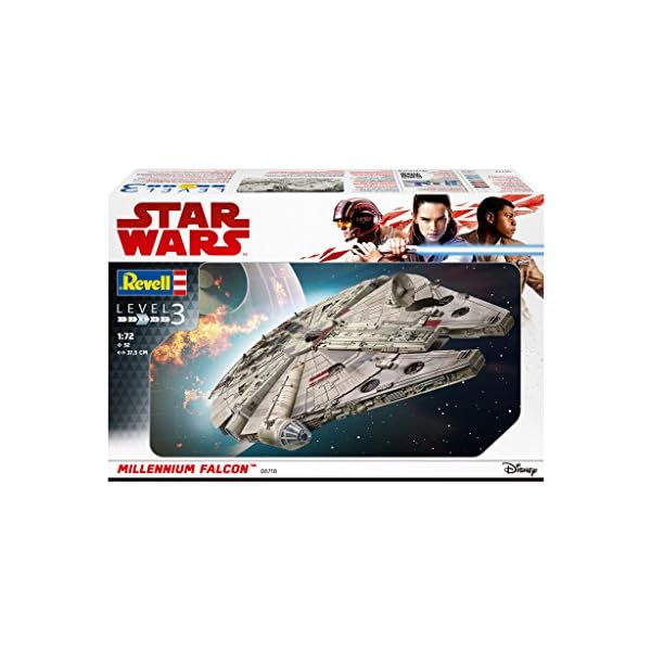 Revell 06718 Modellbausatz Millennium Falcon, 1:72 Scale, Mehrfarbig – Bild 3