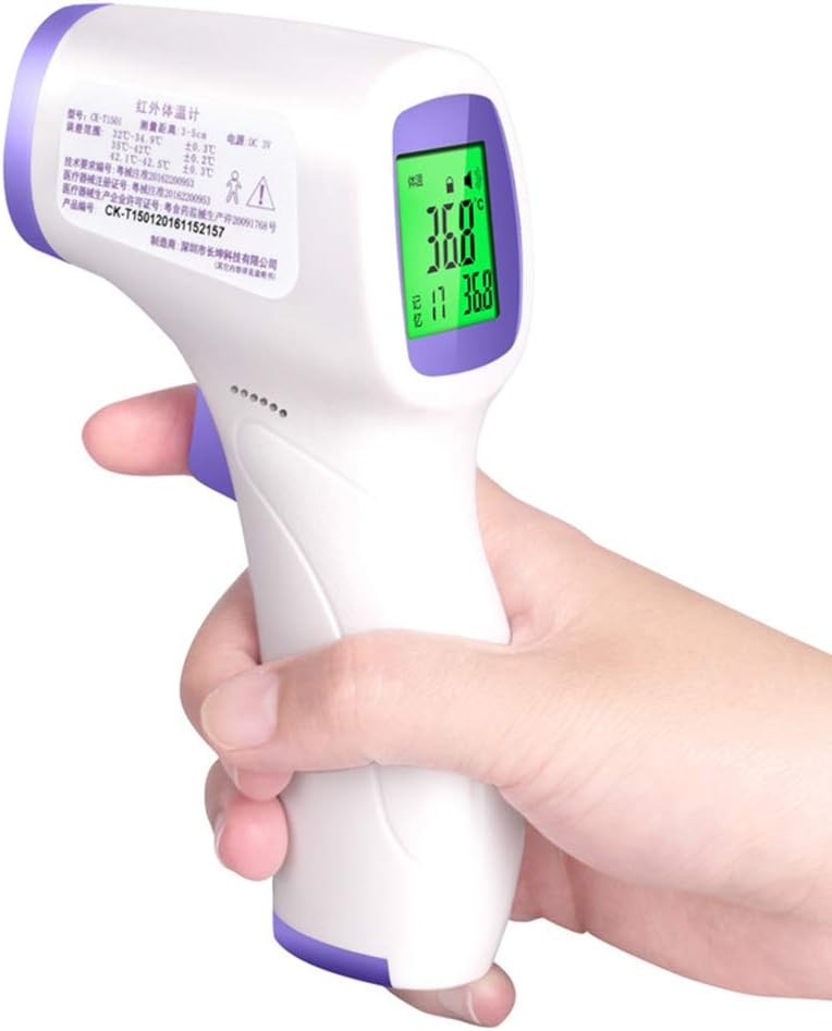 TQMB Forehead Ear Thermometer, Baby Accurate Infrared Reading of Body, Object Temperature- Medical Digital Thermometer with Memory Recall Log for Baby, Toddler, Kids and Adults