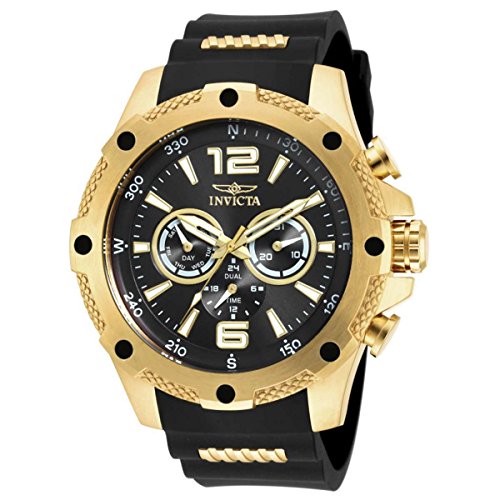 Invicta Men's 19658 I-Force Analog Display Swiss Quartz Black Watch