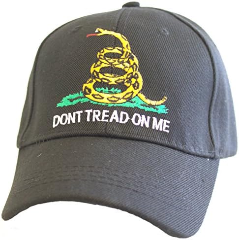 Don’t Tread On Me Black Adjustable Hat