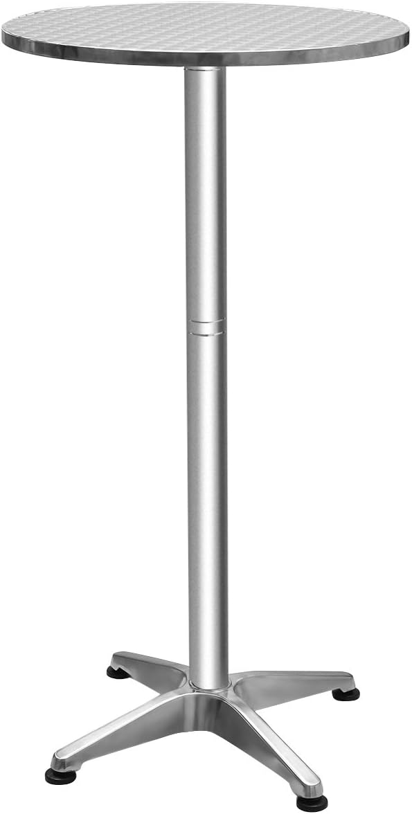 Best Aluminum Indoor-Outdoor Folding Bar Height Table