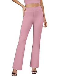 DLOODA Womens Bootcut Dress Pants Business Casual