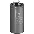 PATIKIL Motor Start Capacitor, 100uf 300V 50/60Hz CD60 Running Capacitor Starting Capacitor for Air Conditioners, Electric Motor Starts Running