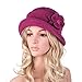 Lawliet Womens 1920s Winter Wool Cap Beret Beanie Cloche Bucket Hat A299