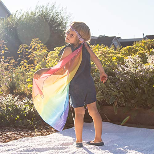 Sarah's Silks - Rainbow Veil, 100% Real Silk, 30-Inch Long 22-Inch Wide Flowing Silk, 20-Inch Wide S - //coolthings.us