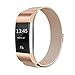 hooroor for Fitbit Charge 2 Bands Small Large for Women Men, Milanese Loop Stainless Steel Metal Sport Bracelet Strap with Unique Magnet Lock Replacement Wristbands for Fitbit Charge 2 Fitness Tracker