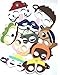 Puppy Party Birthday Masks for Paw Patrol Toys-Party Supplies for Kids (Set of 10)