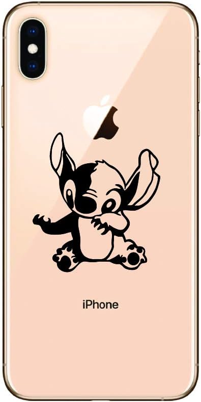 Die-cut vinyl decal Stitch Experiment 626 Lilo & Stitch for Macbook Laptop (Black, 2 inch)