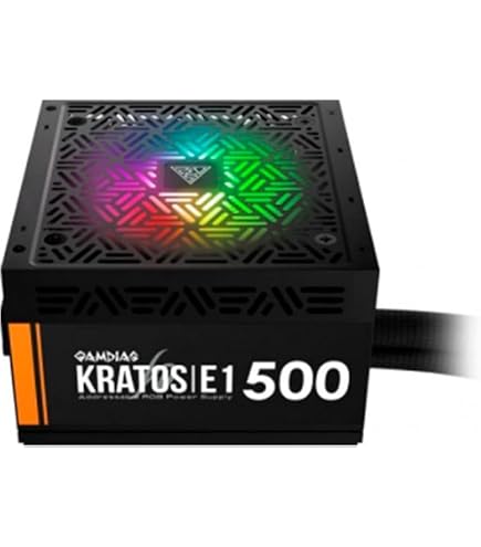 Fonte de Alimentação K-mex 500W, 80 Plus White, ATX, Auto Switch