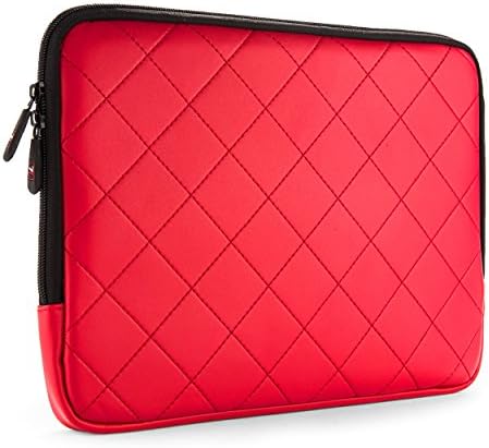 SumacLife Diamond Quilted PU Leather Sleeve for HP ElitePad 1000 G2 / ElitePad 900 G1 10.1-inch Tablets (Red)