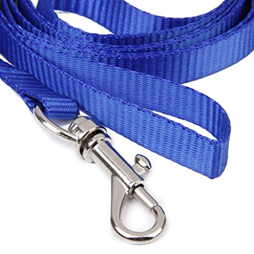 NiceButy Adjustable Pet Cat Kitten Belt Collar Leash Harness Safety Strap Traction Rope (Blue) - Thumbnail 3