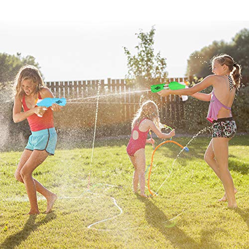 JVIGUE 2 Pack Water Blaster Gun Kids Water Soaker Squirt Toys for Summer Party Swimming Pool Beach Water Fighting Toy - Thumbnail 3