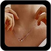 IRCOMULTI Minimalist Silver Dolphin Pendant Necklace Choker Ocean Crystal Dolphin Necklace Thin Cable Chain Necklaces Jewelry for Women