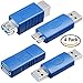 AFUNTA 4 Kinds of USB 3.0 Adapters, USB 3.0 Type-A Female to Female and Male to Male, Type A Female to B Female, Micro-B Male to TypeA Male, High Convert Speed Extension Coupler Connector
