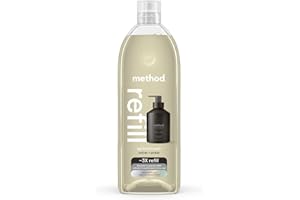 Method Gel Hand Soap Refill, Vetiver + Amber, 34 Fl Oz (Pack of 1) (Packaging May Vary)