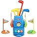 TOY Life Kids Golf Clubs - Toddler Golf Set -Sport Golf Game for Toddlers - Outdoor Golf Kids - Golf Toys - Toy Golf Cart - Plastic Kids Golf Clubs with 2 Flags and 3 Balls - Kids Golf Clubs 3-5