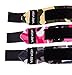 Elastic Wrist Wraps - 18 Inch Pair for Fitness, Powerlifting, Bodybuilding, Weight Lifting, Cross-training Wrist Supports for Weight Training - With Hook and Loop Grip