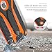 Zizo Static Series for iPhone 8 Plus Case Military Grade Drop Tested with Kickstand iPhone 7 Plus iPhone 6s Plus Case Black Orange