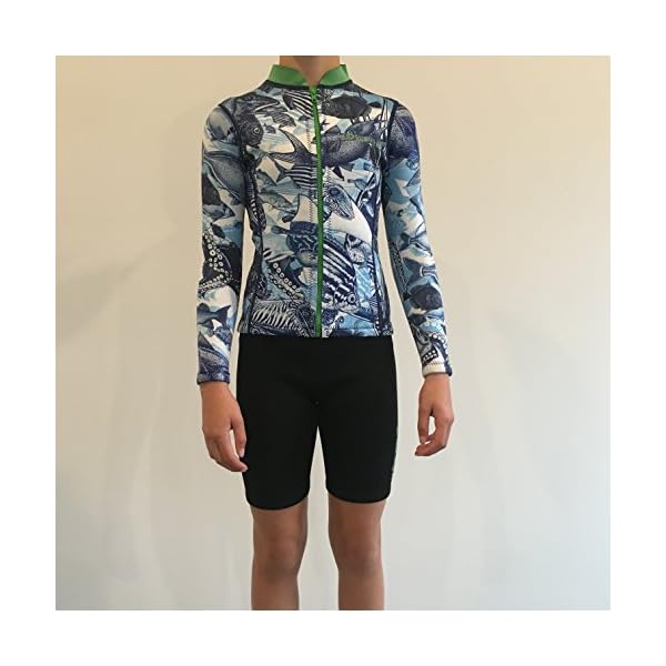 WETSUIT-JACKET-for-WATERSPORTS-ULTRA-STRETCH-DOUBLE-LAYERED-LUXURIOUS-BOUTIQUE-DESIGNS-FOR-KIDS-YOUTH-6-14yrs-FISH-design