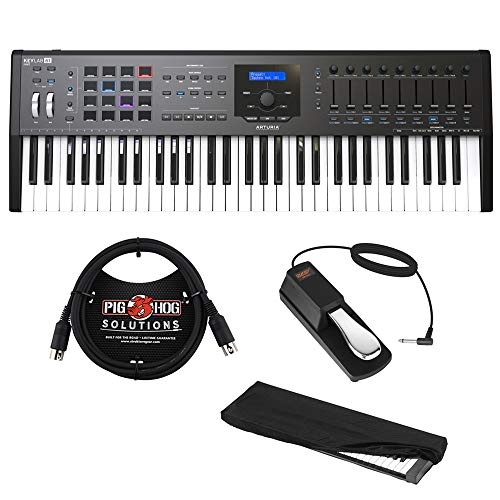 Arturia KeyLab MKII 61 Professional MIDI Controller and Software (Black