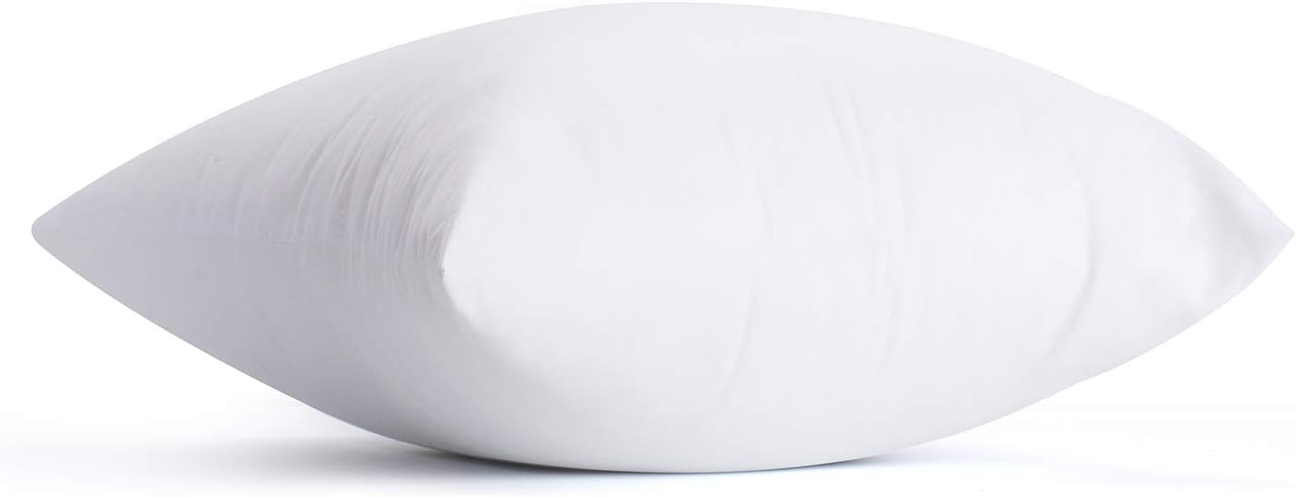Calibrate Timing Throw Pillow Inserts, 4 Packs Hypoallergenic Square Form Cushion Stuffer, Decorative Pillows Couch Sham Fill 18 x 18 inches: Home & Kitchen
