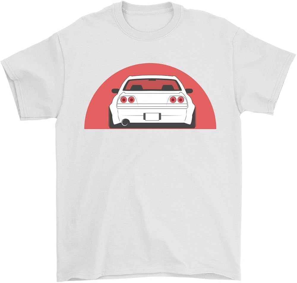 Carbon Pixels Nissan Skyline R33 Jdm Stance Tuner T Shirt Color White Amazon Com