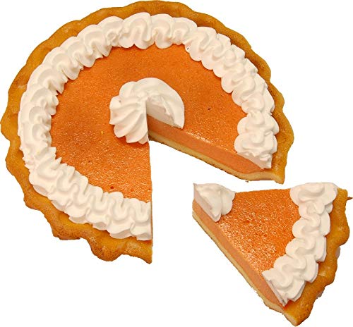 Flora-cal Products Pumpkin Pie Cream Fake Pie 9" with Slice