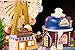 DIY Mini Glassball Wooden Dollhouse Miniature Kit with LED Idea Gift Travel world Series--Ferris Wheel