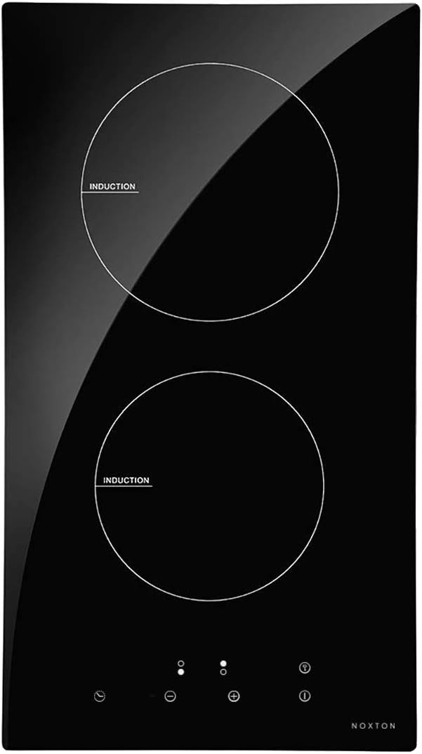 NOXTON Induction Hob Builtin 2 Zone Domino Electric Hobs with Touch