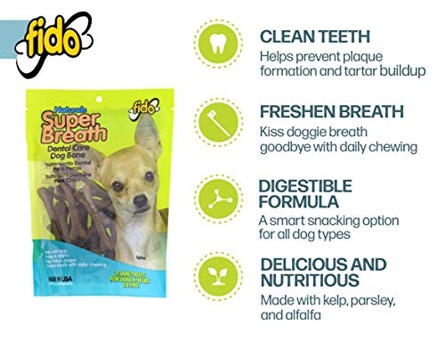 Fido Super Breath Dog Bones - Mini - Image 7