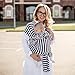 Baby Wrap Carrier - Ring Sling for Newborn and Infant - Nursing Cover & Blanket - Free Rings and Pouch - Moby Holder - Breathable & Stretchy Cotton - Stripes - Perfect Baby Shower Gift